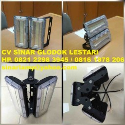 Lampu sorot led pameran 2 cabang